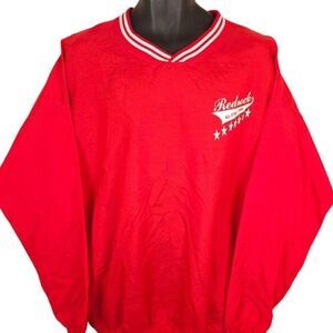 Vintage Redrock Little League Windbreaker Jacket Mens Size XL Red 90s 1998 USA